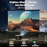 ONOAYO ONO5Pro 2.0 Outdoor 4K Projector, 3500 Lux, 60W Dolby Audio, WiFi
