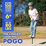 Flybar Jolt Foam-Padded Metal Spring Pogo Stick with an Ultra-Wide Tip