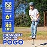 Flybar Jolt Foam-Padded Metal Spring Pogo Stick with an Ultra-Wide Tip