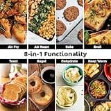 Ninja Digital Air Fryer Toaster Oven with Flip-Up Space-Saving Design, 1800W Silver