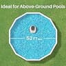 POOLPURE Dual 35W Cordless Robotic Pool Cleaner with 110-Minute Battery