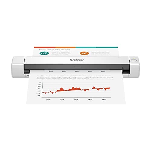 Brother DS-640 Compact Ultra-Mobile Single-Sided Stick Document Scanner