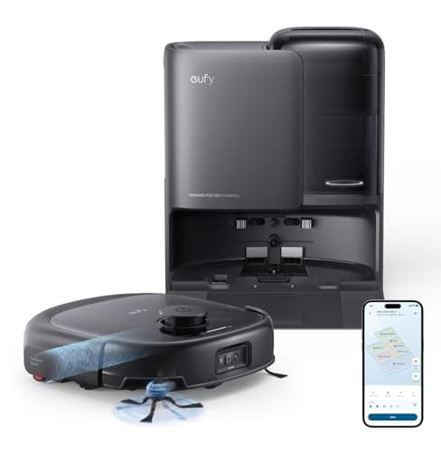 eufy Robot Vacuum E25 Mop Combo with HydroJet Roller and AI.See Navigation
