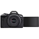 Canon EOS R50 Mirrorless Camera Hybrid Kit with 18-45mm and 55-210mm Lenses