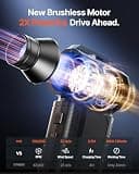 ZOAIVR 130,000 RPM Cordless Compressed Air Duster with 8000mAh Battery