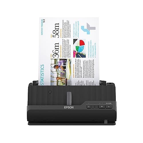 Epson WorkForce ES-C220 Compact Desktop Document Scanner with Auto Feeder