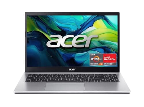 Acer Aspire Go 15 Everyday Casual Gaming Laptop, AMD Ryzen 7 7730U, 16GB RAM