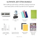 Cricut Joy Xtra Starter Bundle with Mini EasyPress Heat Press for T-Shirts