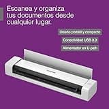 Brother DS-740D Duplex Compact Mobile Document Scanner with U-Turn Paper Path