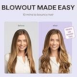 Wavytalk Blowout Boost Thermal Heated Round Brush with LED Display - 1.5 Inch