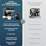 Chefman OmniBrew 8-in-1 Coffee Station with 20-Bar Espresso and Pod Support