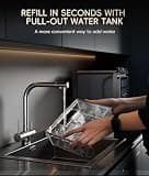 Ecozy Smart Countertop Pebble Ice Machine with App Control & 44 lbs Daily Output