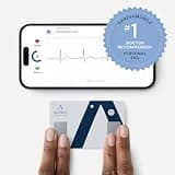 AliveCor KardiaMobile Card Slim Credit-Card Sized Bluetooth EKG Monitor