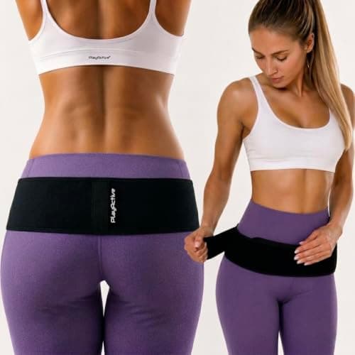 PlayActive Sacroiliac SI Joint Hip Belt with Smart Tab Tension Closures