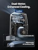 DREO 318S 8,000 BTU Smart Portable Air Conditioner with Drainage-Free System