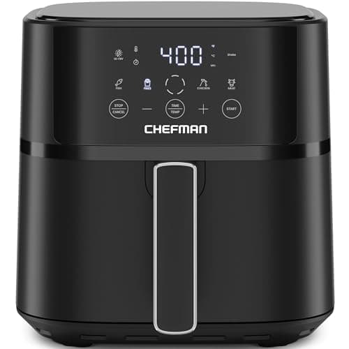 Chefman 6-Quart Compact Digital Air Fryer with Hi-Fry Technology and Presets