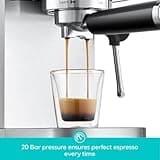 CASABREWS 3700 Essential 20-Bar Espresso Machine with 43.9oz Water Tank