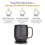 Nextmug Temperature-Controlled Self-Heating Ceramic Coffee Mug (14 Ounces)