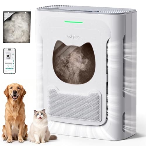 Uahpet H13 HEPA Air Purifier with PM2.5 Sensor for Pet Dander and Smoke