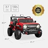 Best Choice Products 24V 2-Seater Electric Ride-On Truck, 132 lbs Capacity