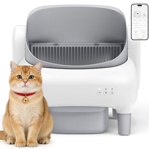 Hazrela Mini-E Ultra-Compact Smart Automatic Cat Litter Box with Health Monitoring