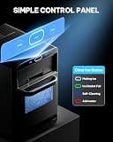 Silonn 44 lbs Countertop Crushed Pebble Ice Machine with Pull-Out Water Tank
