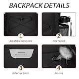 LARIPOP 30L Waterproof Basketball Backpack with Oversized Shoe Compartment