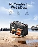 LiTime 12V 100Ah Bluetooth Trolling Motor LiFePO4 Battery (Group 31)