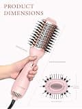 LANDOT One-Step Hair Blow Dryer Oval Brush with Titanium Barrel - 1000W