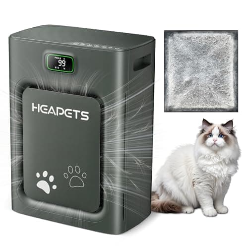 P358 Dual-Sided H13 HEPA Washable Pet Air Purifier for Large Rooms and Hair