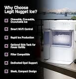GE Profile Opal 2.0 Ultra Nugget Ice Maker with WiFi & Scale Inhibiting Filter
