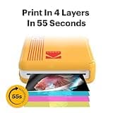 KODAK Mini 2 Retro Portable 2x3 Inch Wireless 4PASS Dye-Sub Photo Printer
