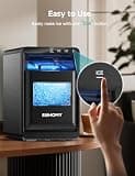 Euhomy 40 lbs Countertop Pebble Ice Maker Machine with Auto Self-Cleaning Cycle