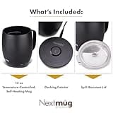 Nextmug Temperature-Controlled Self-Heating Ceramic Coffee Mug (14 Ounces)