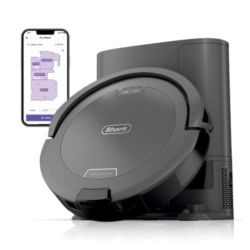Shark Navigator RV2120AE Robot Vacuum with 60-Day Self-Empty Base and Anti-Hair Wrap