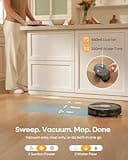 Uninell Robot Vacuum and Mop Combo with 5000Pa Suction & Self-Emptying Dustbin
