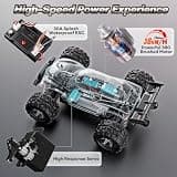 HOMETALL 1:18 Scale 38+ KPH Fast Off-Road 4x4 Remote Control Car With RGB