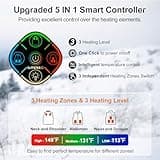 KOVNLO Women's Slim Fit 5-in-1 Smart Controller Heated Vest (No Battery)