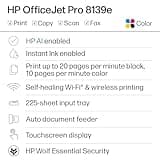 HP OfficeJet Pro 8139e Wireless All-in-One Color Inkjet Printer with ADF