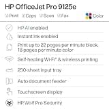 HP OfficeJet Pro 9125e Wireless All-in-One Color Inkjet Printer with Fax