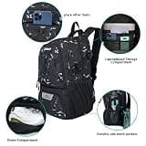 GRANDUP 28L Basketball Backpack with Bungee System & Dedicated Ball Pocket