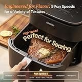 Cosori TurboBlaze 9-in-1 Air Fryer with PFAS-Free Ceramic Coating, 6-Quart
