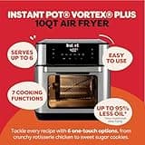 Instant Pot 10-Quart Air Fryer Oven with Rotisserie and Viewing Window