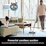 Shark PowerPro Plus IZ377H Cordless Stick Vacuum with FloorDetect and HEPA Filter
