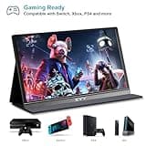 KYY 15.6-Inch Full HD HDR Portable Standalone Monitor With Smart Cover