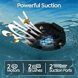 BRINBO S2 Cordless Pool Vacuum Robot for Small to Medium Above-Ground Pools
