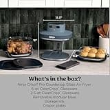 Ninja Crispi Pro 6-in-1 Air Fryer with Non-Toxic Glass Baskets, 6-Quart