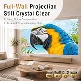 XuanPad Smart Mini Projector with 360-Degree Stand, Native 1080P and Auto-Focus