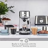 Breville Bambino Compact Espresso Machine with 15-Bar Pump and Manual Steam Wand