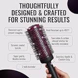 ERGO Super Gentle Ceramic Round Brush for Delicate Hair - 2 Inch (ERG53)